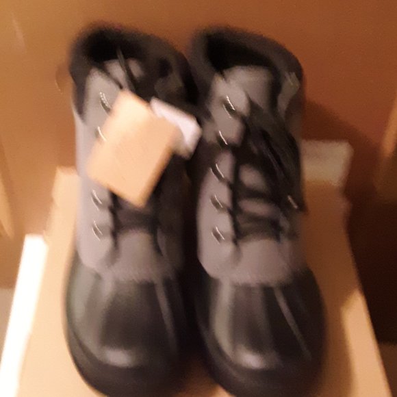 Weather Vintage Men's Luke Grey Waterproof Boots - Picture 8 of 10